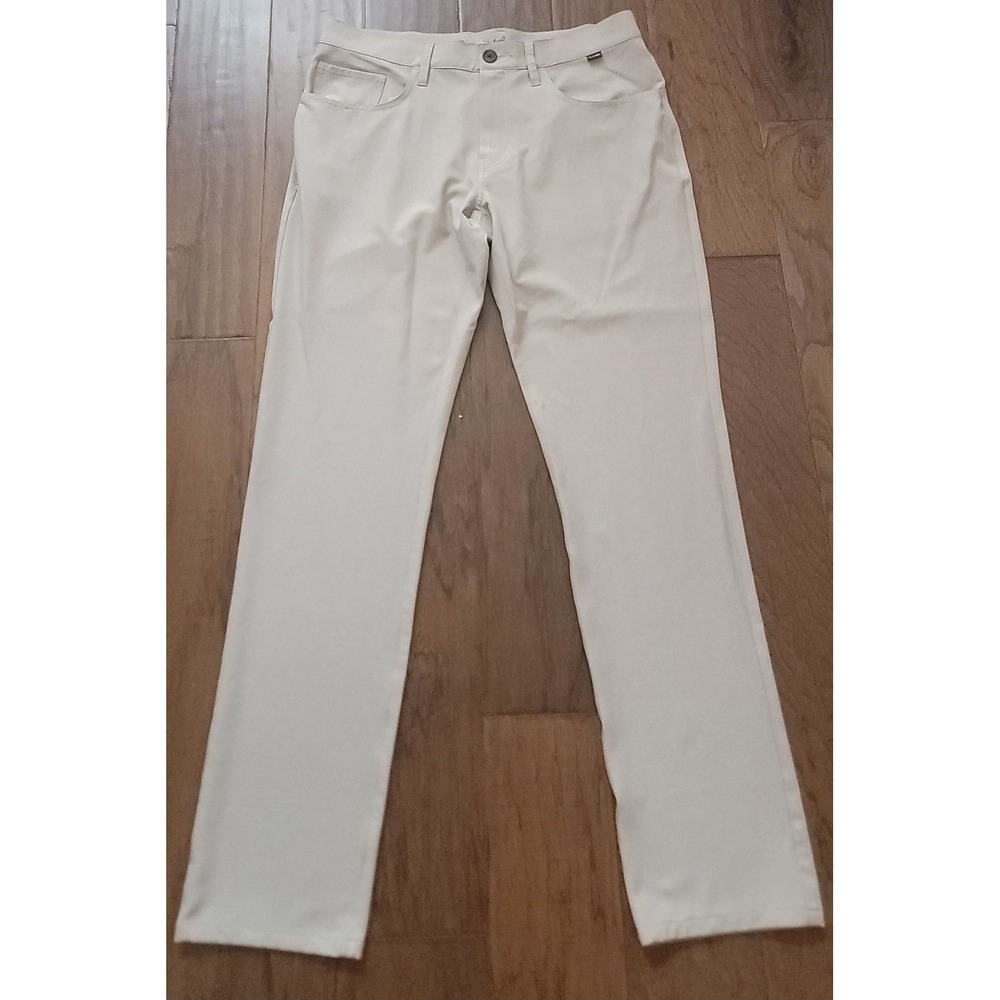 Travis Mathew Men's Brown Chino Stretch Straight Leg Golf Pants‎ Size 32x32